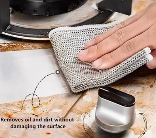 Universaalsed alumiiniumist puhastuslapi 10 tk