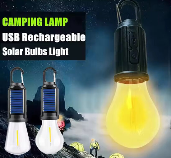 Universaalsed LED lambid päikesepatareidega (2 tk)