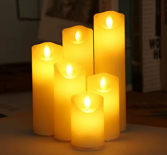 LED Küünlad 6 tk + 6 AA patareisid tasuta