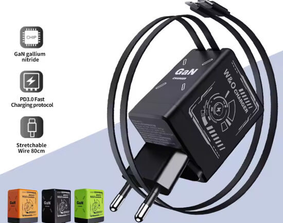 Universaalne võimas kiirlaadija adapter